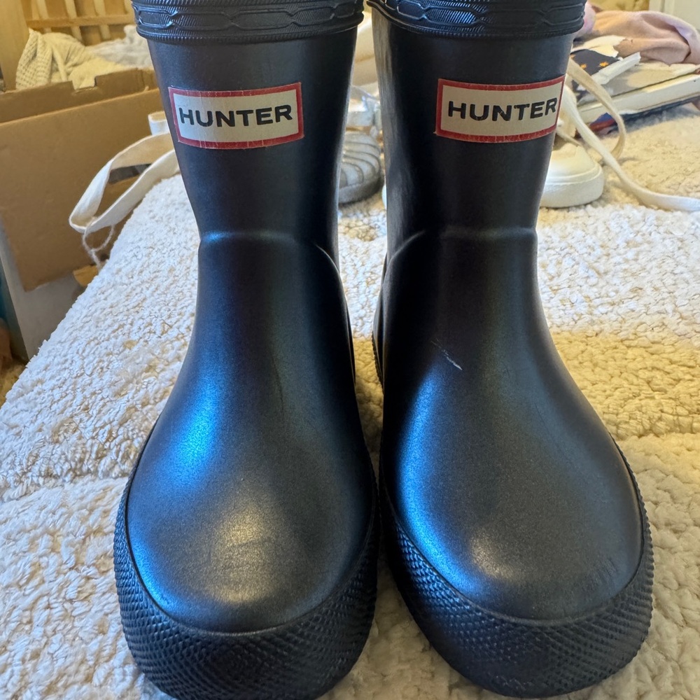 Hunter Black Toddler boots l
